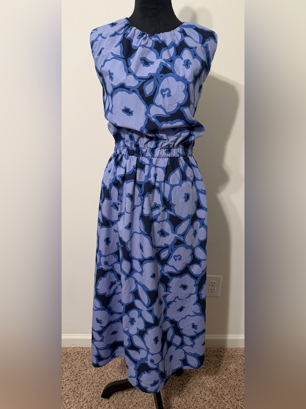 Banana Republic Blue Floral Maxi Dress